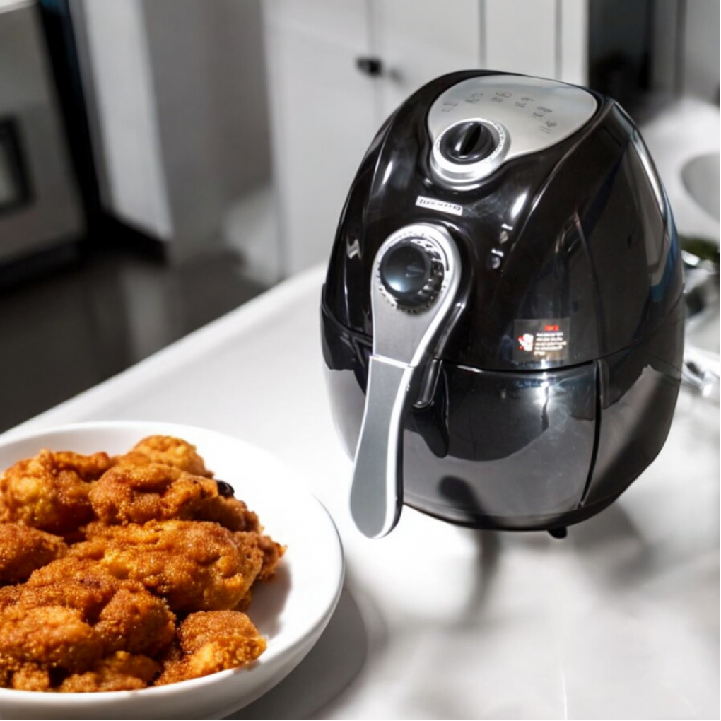 AIR FRYER- MAGNUM 3.5 L BLACK 1300 WATTS OIL FREE & LOW FAT ON NON SLIP FEET