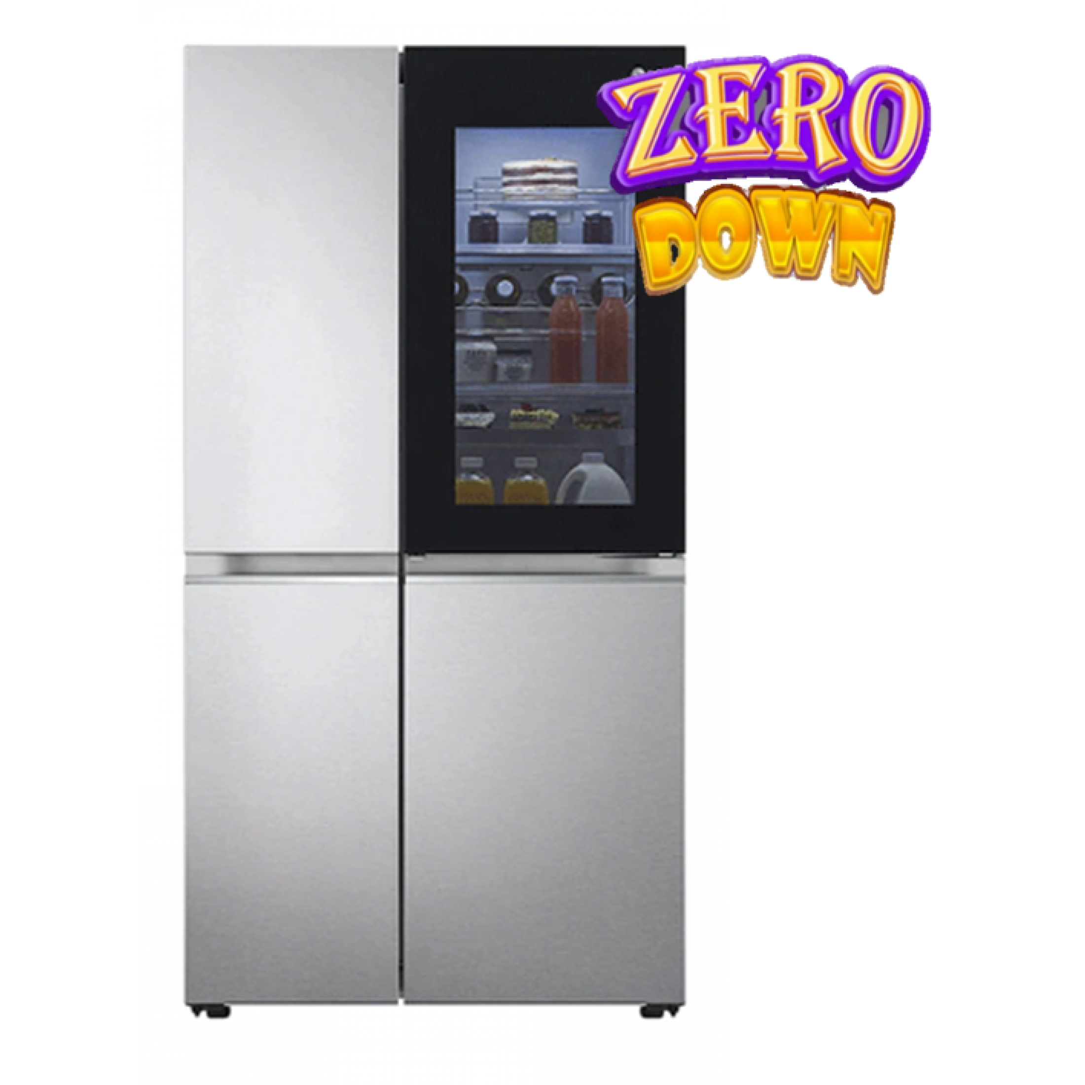 FRIDGE- LG 24 CFT SXS INSTAVIEW NO DISPENSER