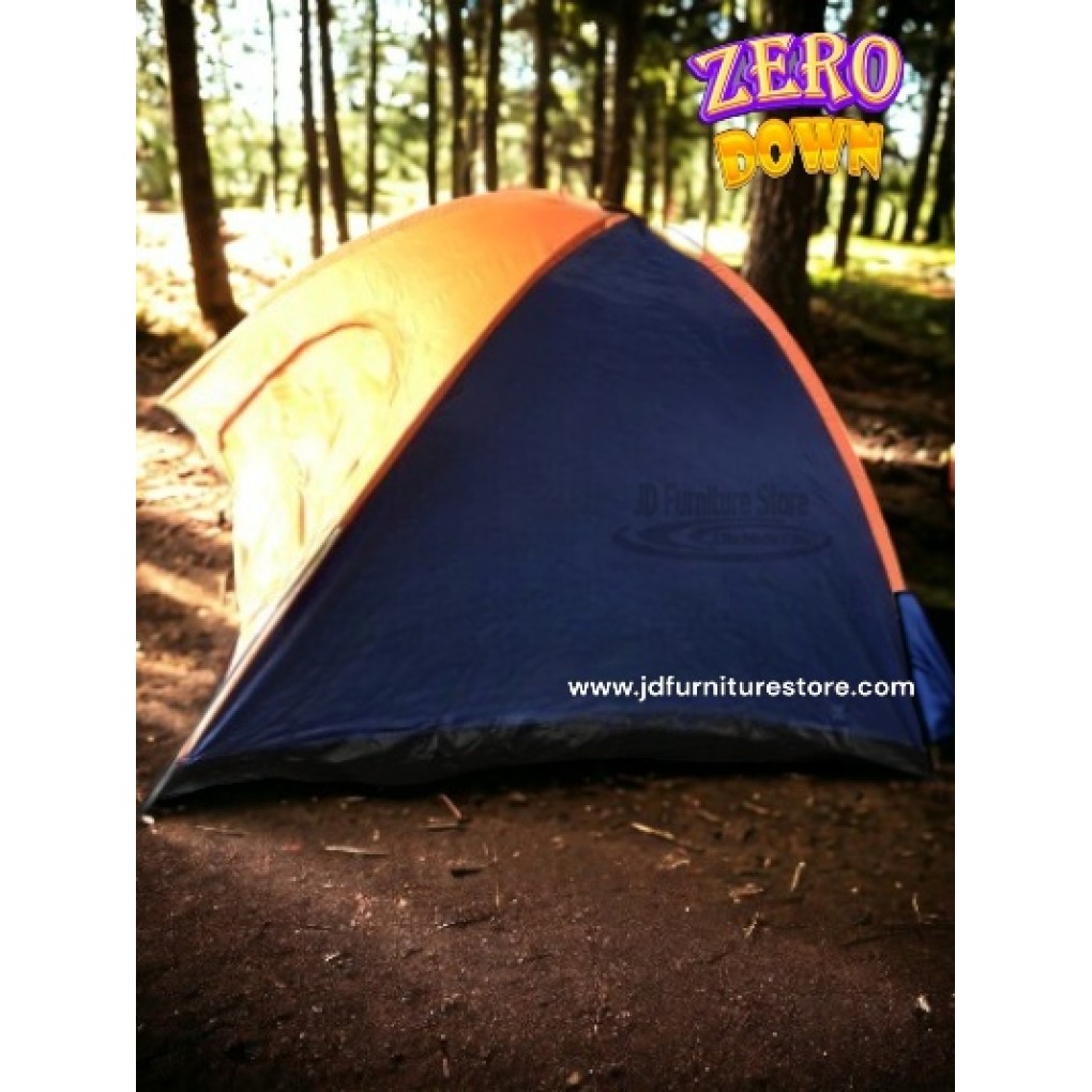 CAMPING TENT-BLUE & GREEN 5 PERSONS 2X2 2X1.35 M ASST