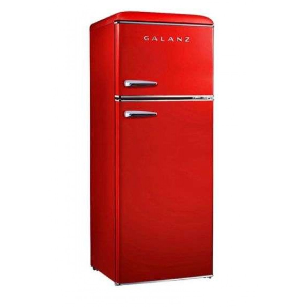 FRIDGE- GALANZ 7.6 CU FT RED (FROST) T