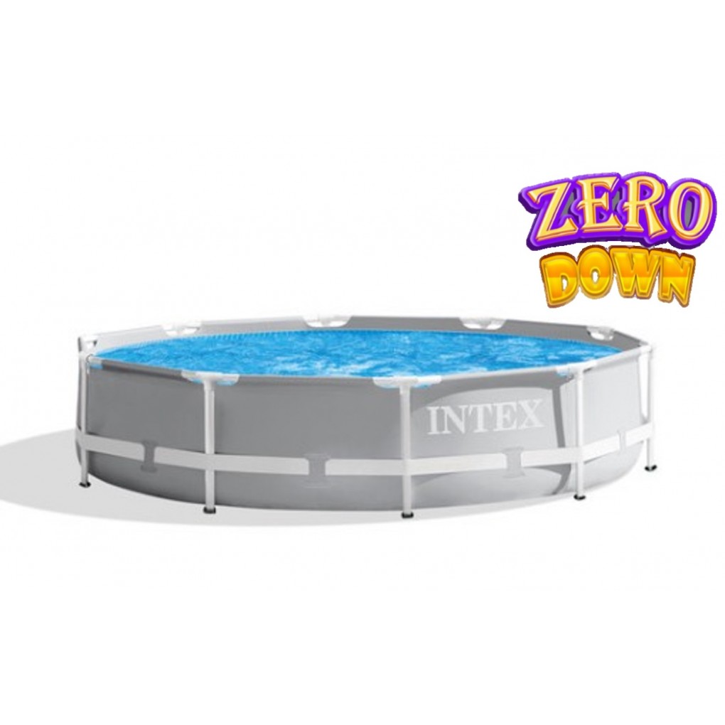 POOL- INTEX PRISM 10FT x 30” Innovative T-joint – simplified with no pins required Puncture resistant 3-ply durable material Faster and easier assembly with no tools required Dual suction outlet fittings (pump sold separately) – improve water circulati