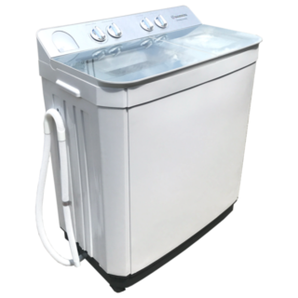 TWIN TUB WASHER- MAGNUM 10 kgTWIN TUB WASHER- MAGNUM 10 kgProduct Specifications• 10 Kg Washing Capacity• Transparent Connected Cover• Air Dry Function• Water Volume 80L• Rust Free• Dimensions: 87.6 x 49.6 x 104.2 cm This Magnum 10kg