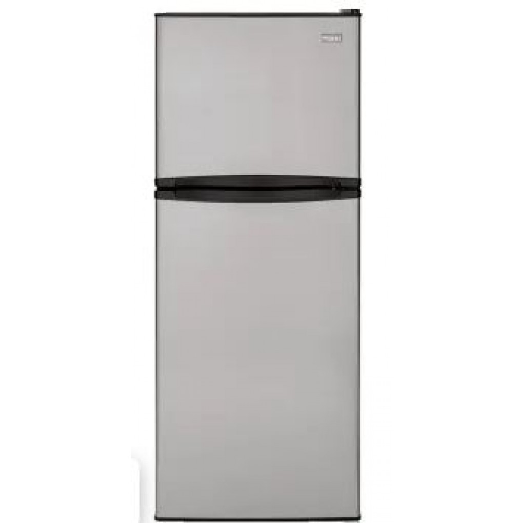 Haier 10Cf Fridge/ Stainless Steel Frost Free/ Reversible Hinges/ Adj Spill Proof Glass Shelves/ Dual Temp Controls/ Led Interior Light