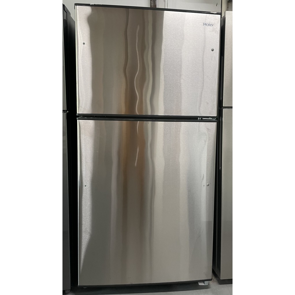 Haier 21Cf Fridge/ Top Mount/ Ss/ 15Cf Fresh Food Capacity/ 6Cf Frozrn Food Capacity/ Reversible Hinges/ No Frost/