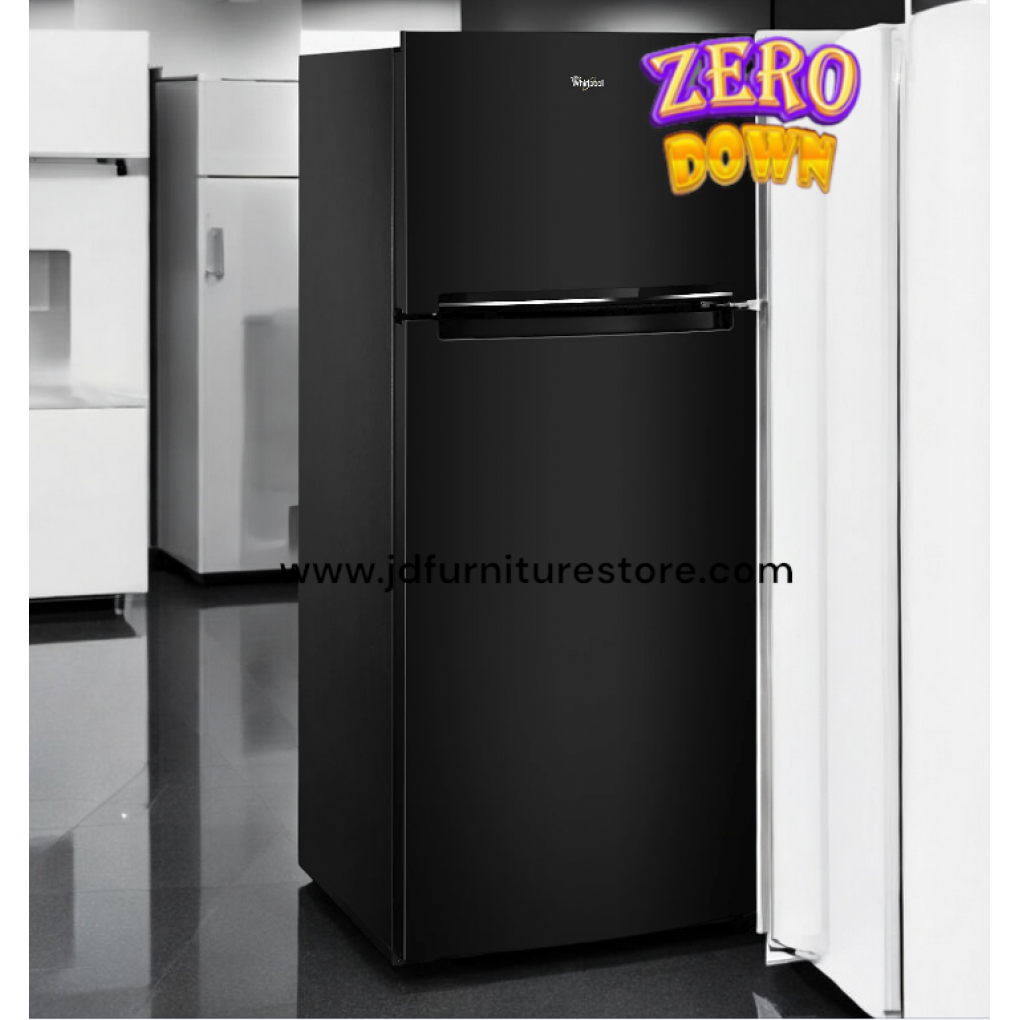 FRIDGE- WHIRLPOOL BLACK 18 CU FT