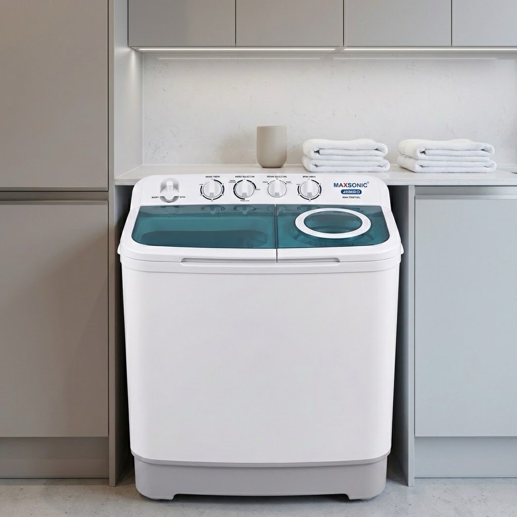 MAXSONIC ELITE 12KG TWIN TUB WASHER