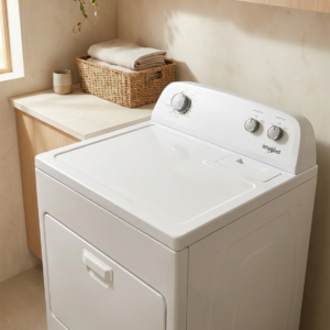 DRYER- WHIRLPOOL 7CU FT ELECTRIC DRYER (AUTO DRY DRYING SYSTEM, WRINKLE SHIELD OPTION, HAMPER DOOR, TIMED DRY, 3 DRYING TEMPERATURES)