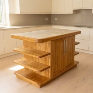 KITCHEN ISLAND- TEAK & APPOMAT